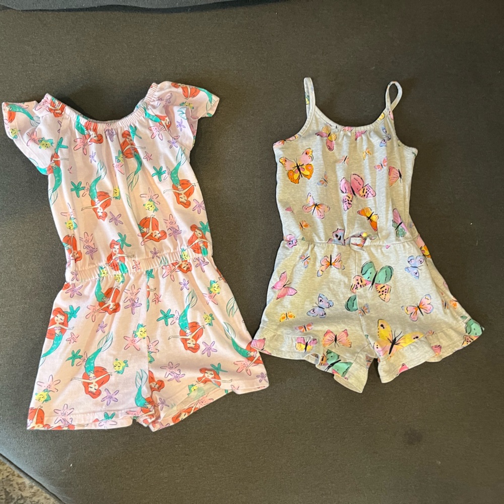 2 toddler rompers size 2T